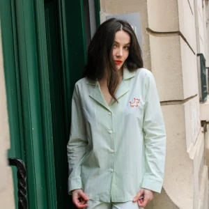 Pyjama Charlotte- Pistache d'Avignon