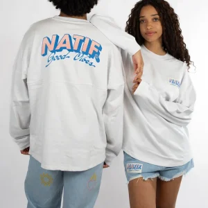 T-Shirt Loose Manches Longues Good Vibes