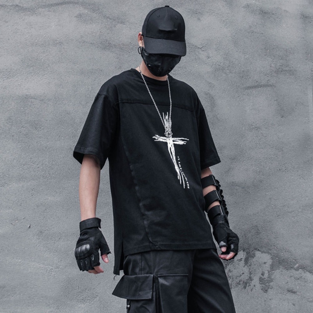 T-shirt Techwear croix – Image 2