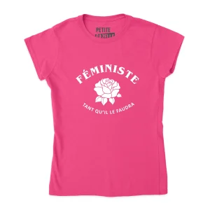 TSHIRT AJUSTÉ | Féministe tant qu'il le faudra