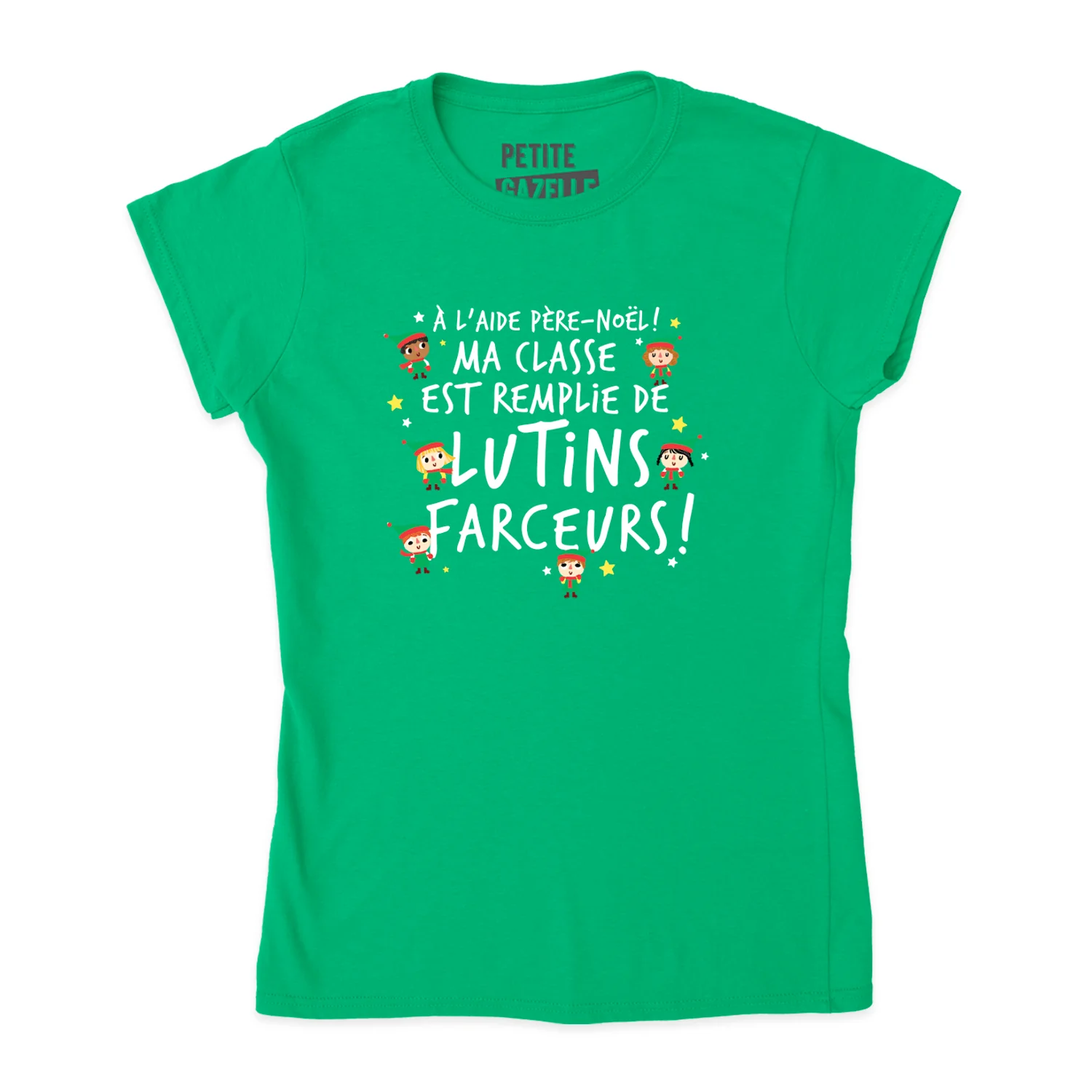 TSHIRT AJUSTÉ | Ma classe est remplie de lutins – Image 9