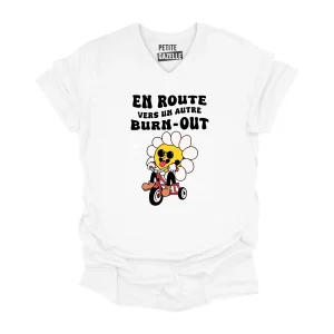 TSHIRT COL en V | En route vers un autre burn-out