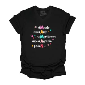 TSHIRT COL en V | Aimante Maman