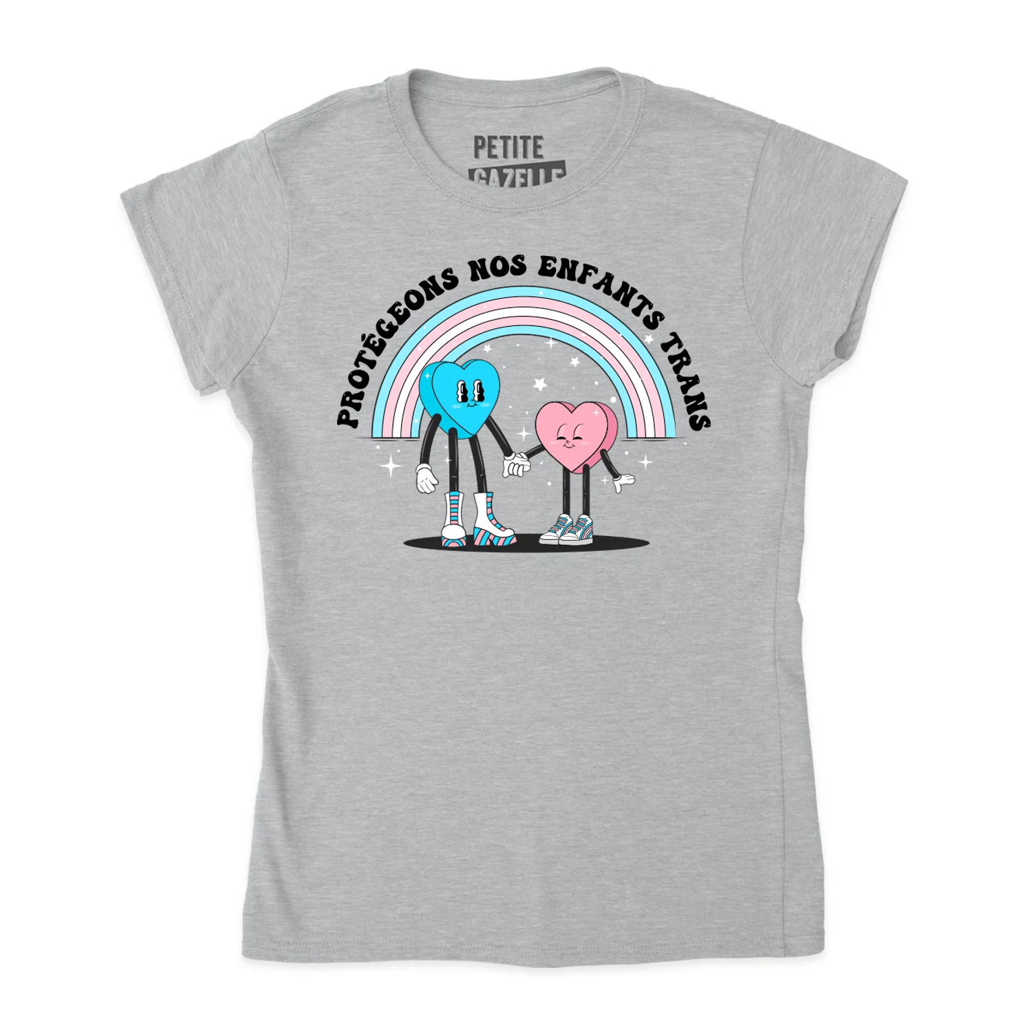 TSHIRT AJUSTÉ | Protégeons nos enfants trans – Image 3