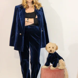 Veste Ciboulette Pour Chien - Bleu Nuit St Germain