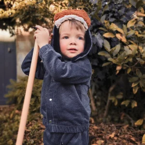 Chapka bébé & enfant velours Ice