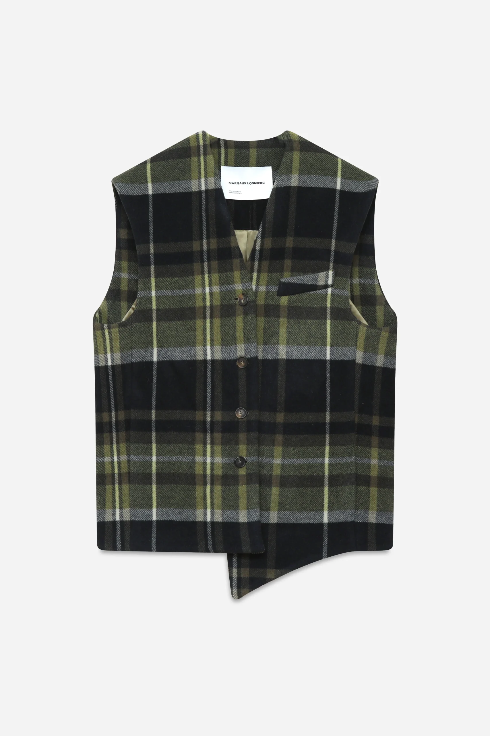 Blouson WALLIS Green Check – Image 2
