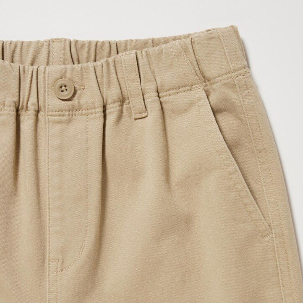 Pantalons Uniqlo Ultra Stretch Larges Leg Enfant Marron N8305269 – Image 6