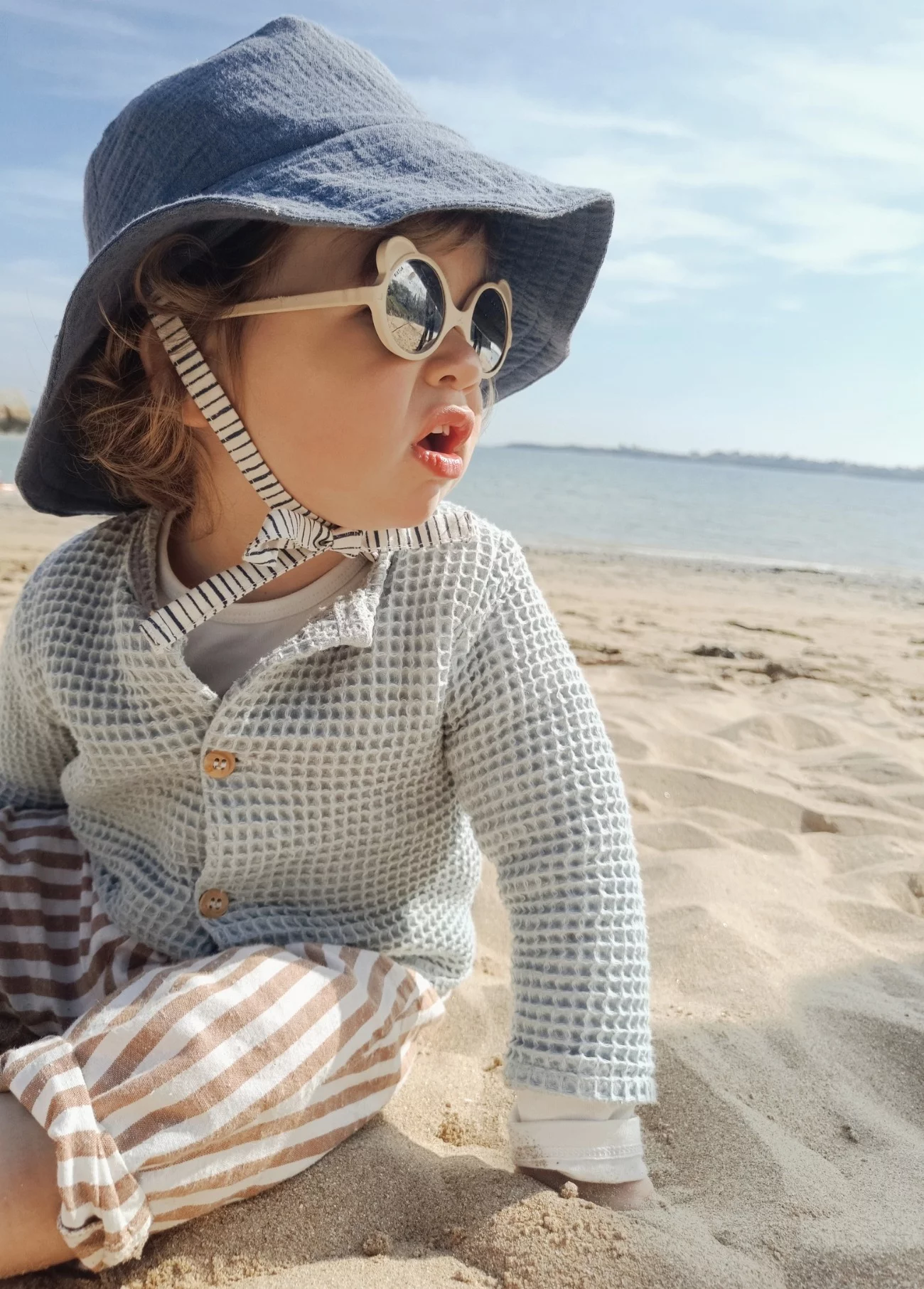 Gilet bébé et enfant menthe – Image 2