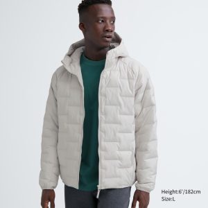 Parka Uniqlo Warm Rembourré Parka Homme Blanche Y4275130