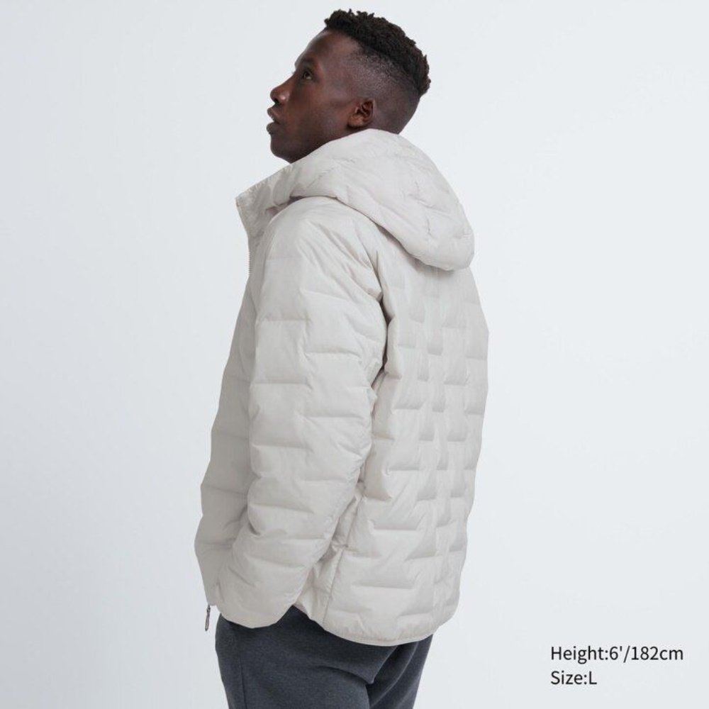 Parka Uniqlo Warm Rembourré Parka Homme Blanche Y4275130 – Image 5
