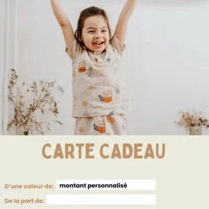 Carte cadeau personnalisée