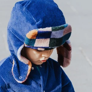 Chapka bébé & enfant teddy bleu