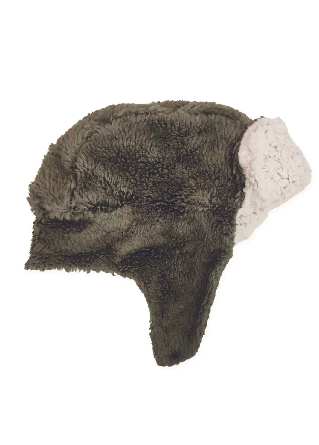 Chapka bébé & enfant teddy kaki – Image 2