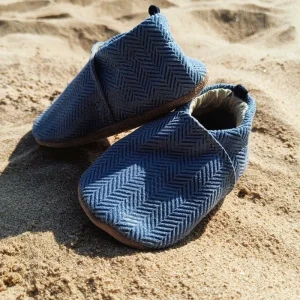 Chaussons en cuir bébé Ocean