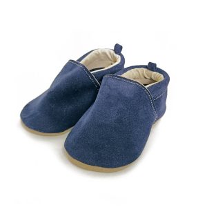 Chaussons en cuir bébé Marine