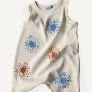 combishort bébé FLOWERS imparfaite – 6 mois