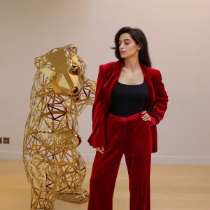 Pantalon Agathe- Rouge Montorgueil