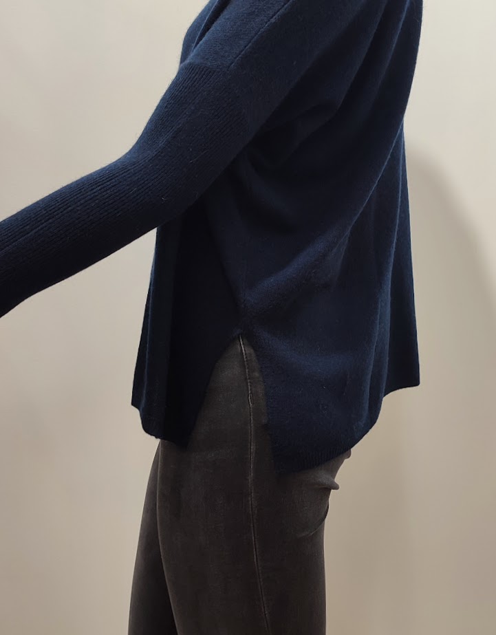 Cachemire Camioneur Marine – Image 3