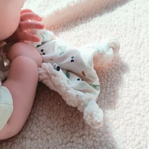 Doudou plat bébé en coton graphic