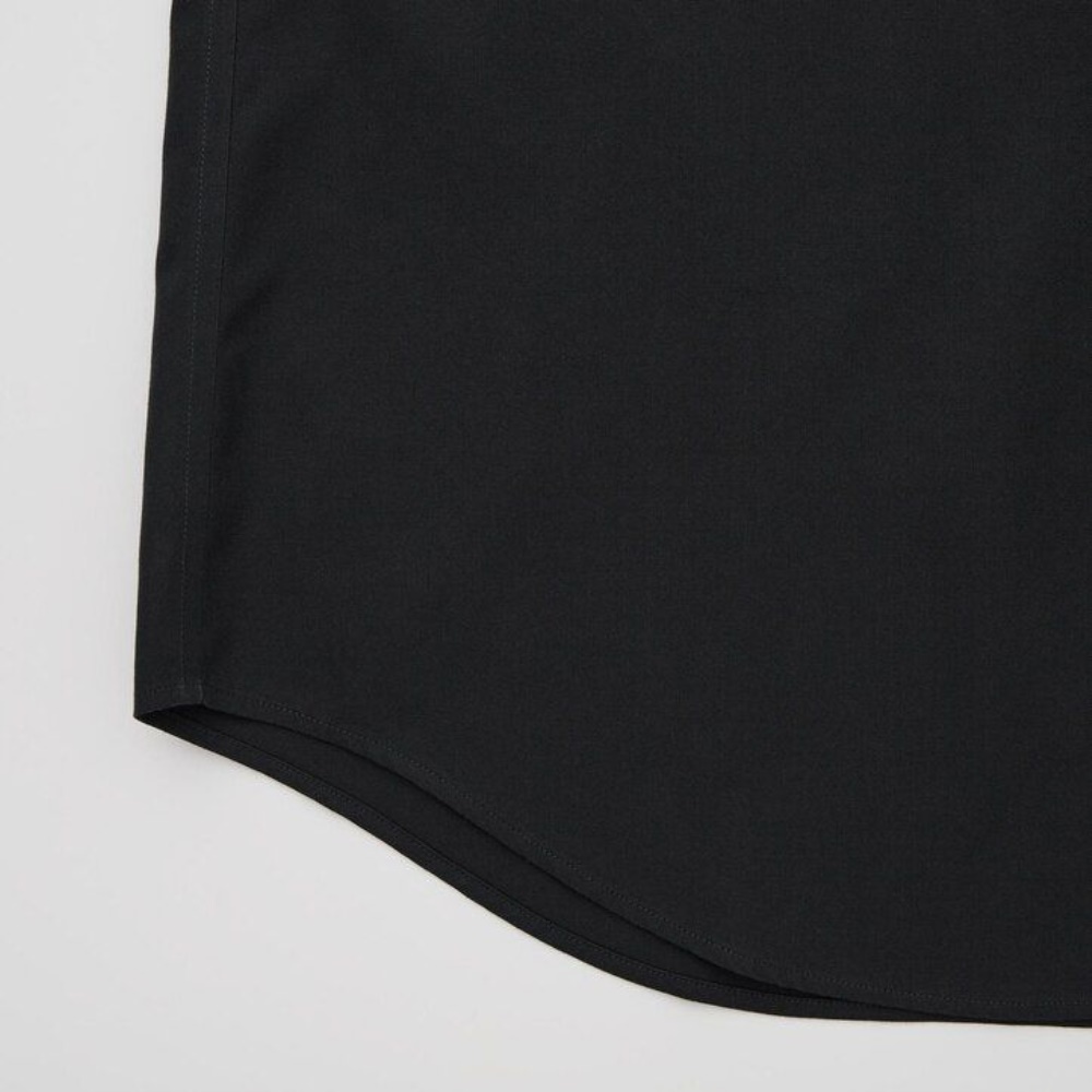 Chemises Uniqlo Super Non Iron Slim FiT-Shirt Regular Collar Homme Blanche L2765394 – Image 4