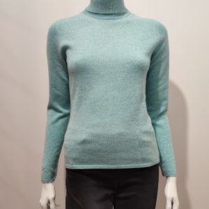 Col Roulé Turquoise