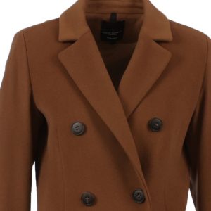 Manteau Laine et Cachemire Camel