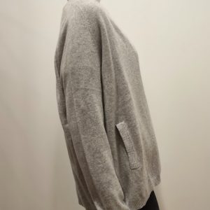 Gilet Cachemire gris