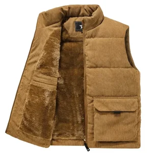 Gilet Sans Manches Chaud Homme