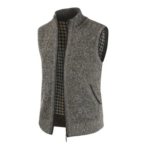 Gilet Sans Manches Homme Maille