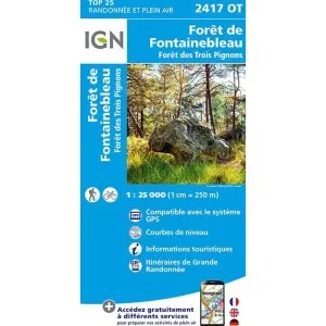 2417OT Forêt de Fontainebleau et Forêt des 3 Pignons