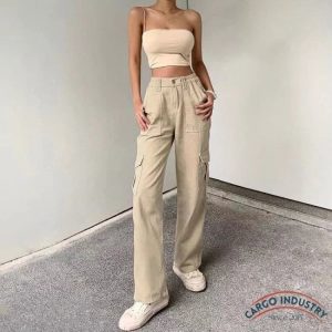 Jean Cargo Beige Casual