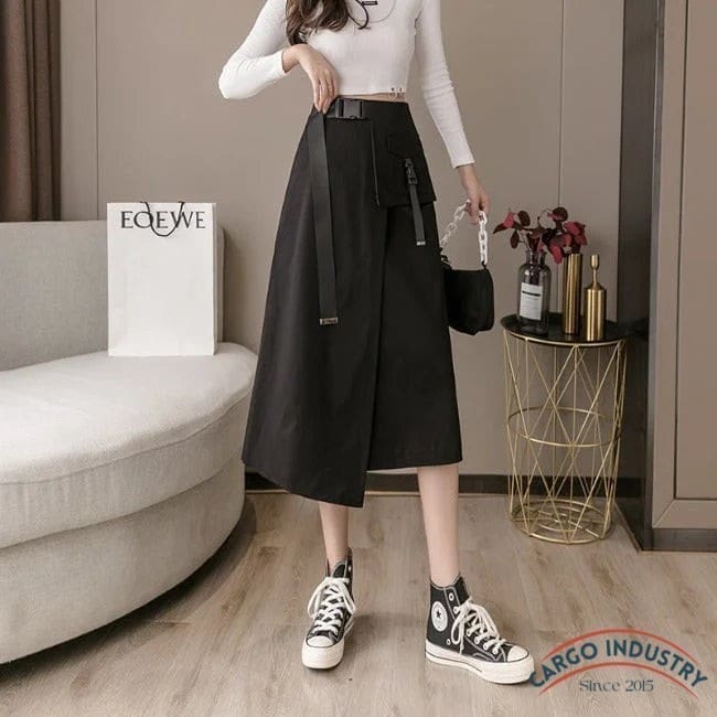 Jupe Cargo Longue Mono-Poche – Image 3