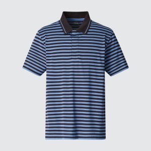Polo Uniqlo Dry Ex Adam Scott Homme Bleu X9405672