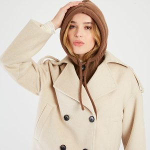 Cagoule marron ou Noire