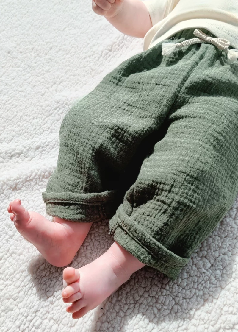 Pantalon pour bébé et enfant KAKI