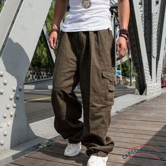 Pantalon Cargo Homme Ample Bagstreet – Image 3