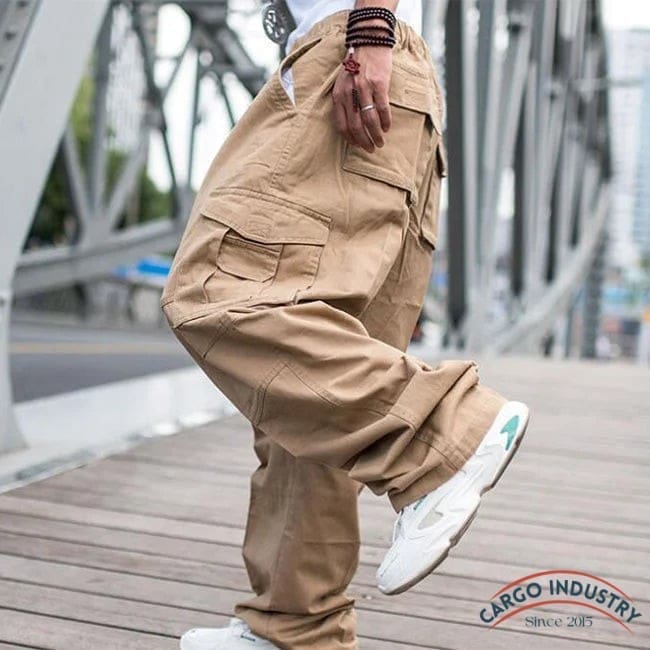 Pantalon Cargo Homme Ample Bagstreet – Image 6