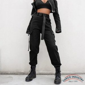 Pantalon Cargo Army Avec Ceinture