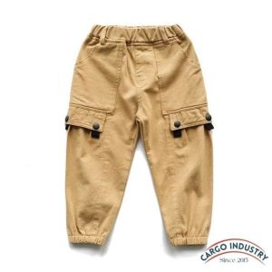 Pantalon Cargo Garçon Beige