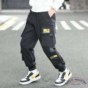 Pantalon Cargo Garçon Streetwear Sobiru