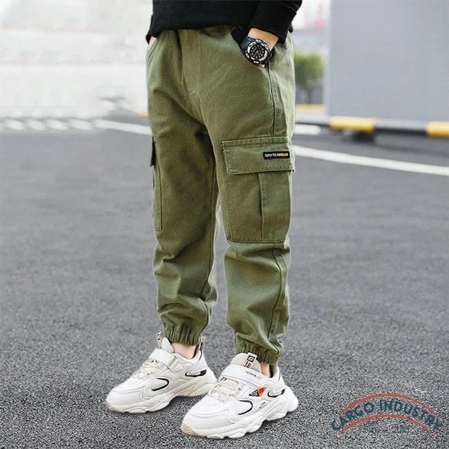Pantalon Cargo Garçon Souple – Image 2