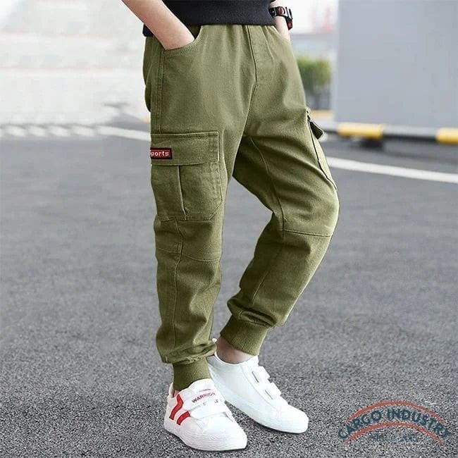 Pantalon Cargo Garçon Souple – Image 7