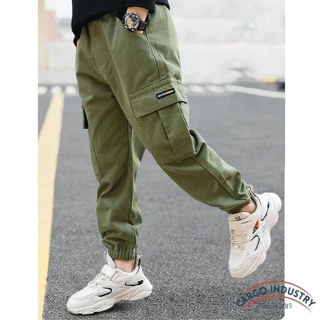 Pantalon Cargo Garçon Souple – Image 9