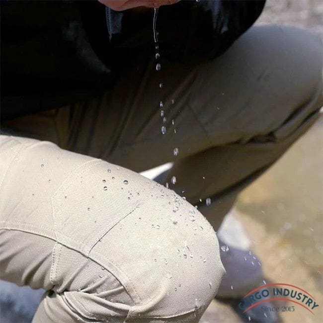 Pantalon Cargo Imperméable Kaki – Image 9