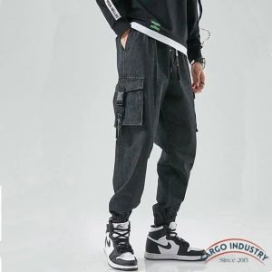 Pantalon Cargo Jean Homme Avec Sangle