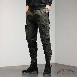 Pantalon Cargo Homme Tikalia Kaki