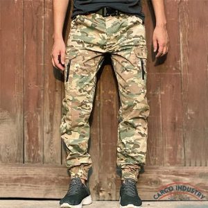 Pantalon Cargo Homme Kaki Militaire Tactique