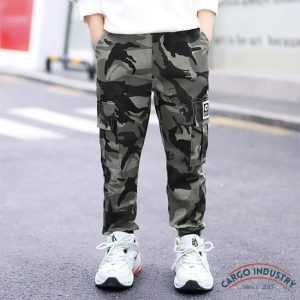 Pantalon Cargo Garçon Militaire