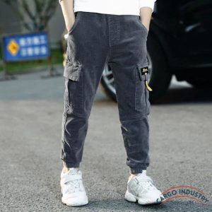 Pantalon Cargo Velours Petite Taille